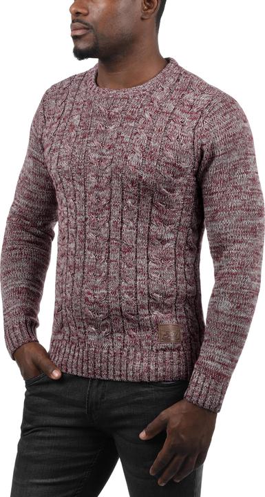 Immagine prodotto Solid Philemon Maglione In Maglia Grossa Pullover Maglieria Da Uomo Con Girocollo In Cotone 100% (L)