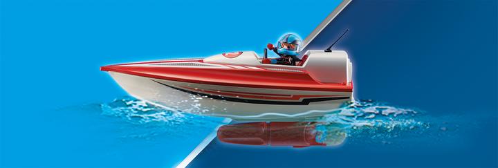 Produktbild Playmobil Speedboot mit Unterwassermotor (70744, Playmobil Sports & Action)