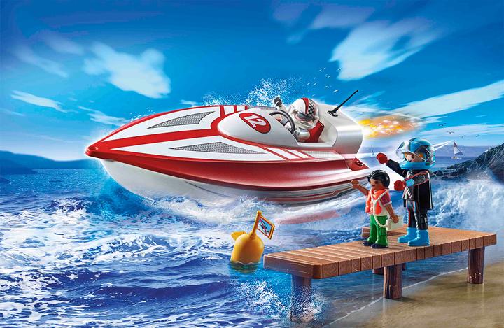 Produktbild Playmobil Speedboot mit Unterwassermotor (70744, Playmobil Sports & Action)