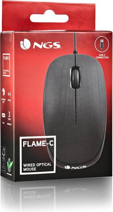 Image du produit NGS Souris Filaire Flame-C (Noir) (Filaire)