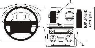 Actual product image Brodit 853296 Car mount Audi A3