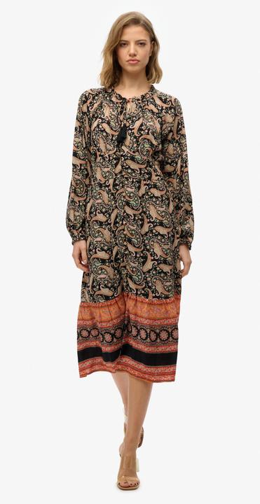 Produktbild Superdry Langärmeliges Midikleid mit Print (8)