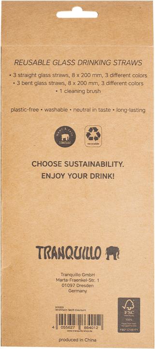 Actual product image Tranquillo Strohhalm (3 x)