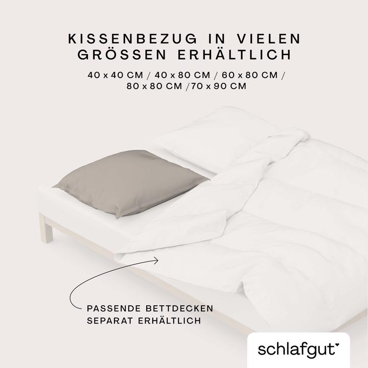 Produktbild schlafgut Knitted Jersey (Duvetbezug, 40 x 80 cm)