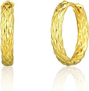 JVD - Cut gold plated earrings SVLE1925XJ5GO00