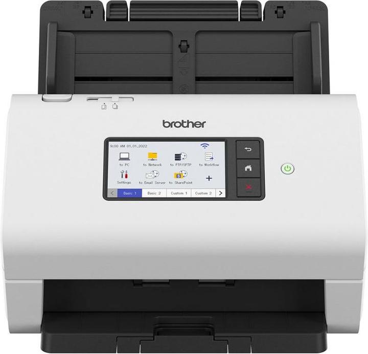 Image du produit Brother ADS-4900W Scanner professionnel de bureau recto-verso réseau WiFi LCD (LAN, USB Host, WLAN)
