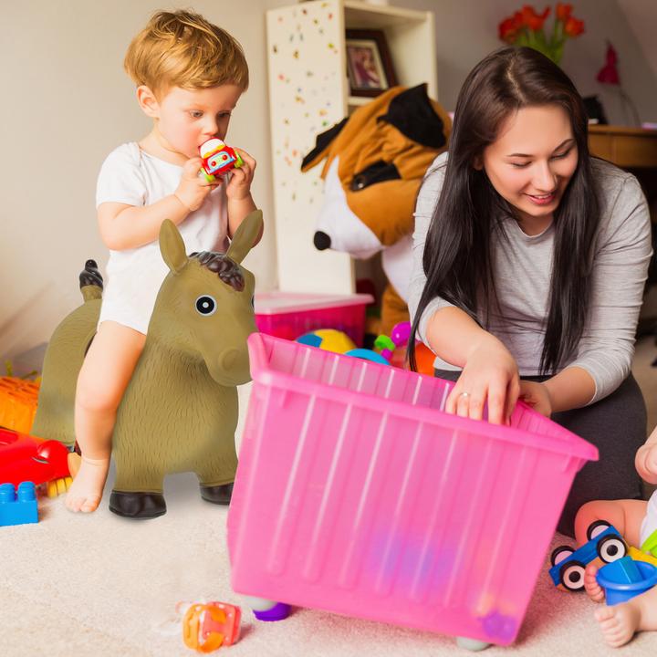 Actual product image Relaxdays Bouncy horse