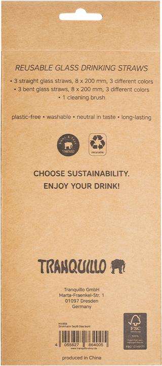 Actual product image Tranquillo Strohhalm (3 x)
