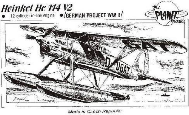 Image du produit Planet Models Heinkel He-114 V2 Moteur en ligne 12 cylindres