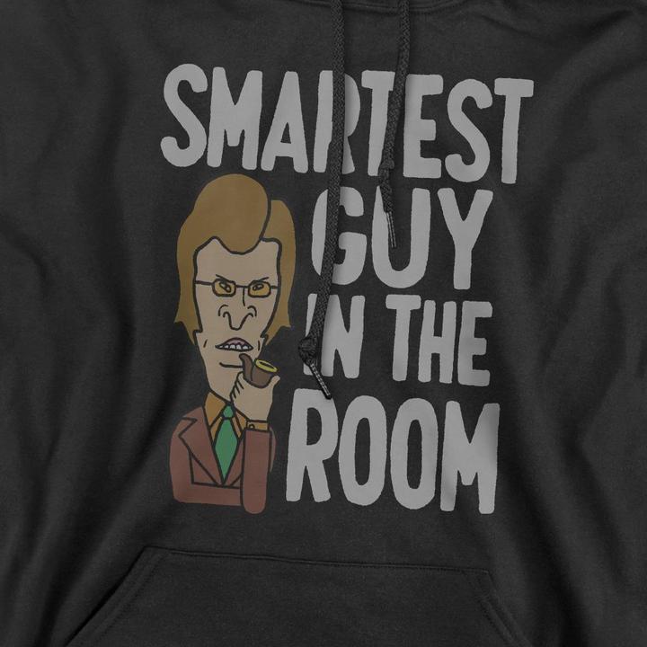 Immagine prodotto Universal Textiles Smartest Guy In The Room Felpa con Cappuccio Uomo (XL)