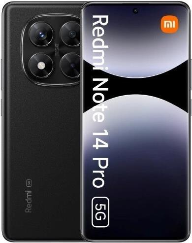 Xiaomi Redmi Note 14 Pro 5G (512 GB, Midnight Black, 6.67", Dual SIM, 200 Mpx, 5G)