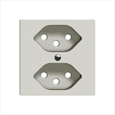 Image du produit Feller Kit de cache prise 2xT13 gris clair