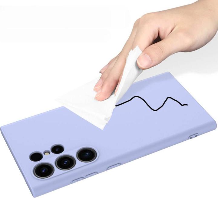 Produktbild Cover-Discount Silikon Gummi Hülle violett (Samsung Galaxy S24 Ultra)