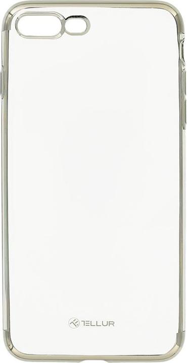 Image du produit Tellur Coque Silicone Electroplated pour iPhone 8 Plus argenté (Apple iPhone 8 Plus)