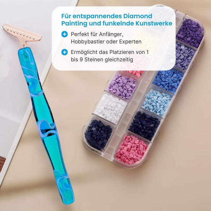 Produktbild Hermex DIY Diamond Painting Set Diamant-Malstiftwerkzeug Diamantmalerei Bastelstift
