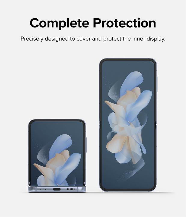 Produktbild Ringke Ringle Schutzfolie Folie 2 - Pack Galaxy Z Flip 4 (2 Stück, Samsung Galaxy Z Flip4)