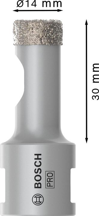 Produktbild Bosch Professional Zubehör PRO Core Cutter dry, 14 x 30 x 22,23 mm (14 mm)