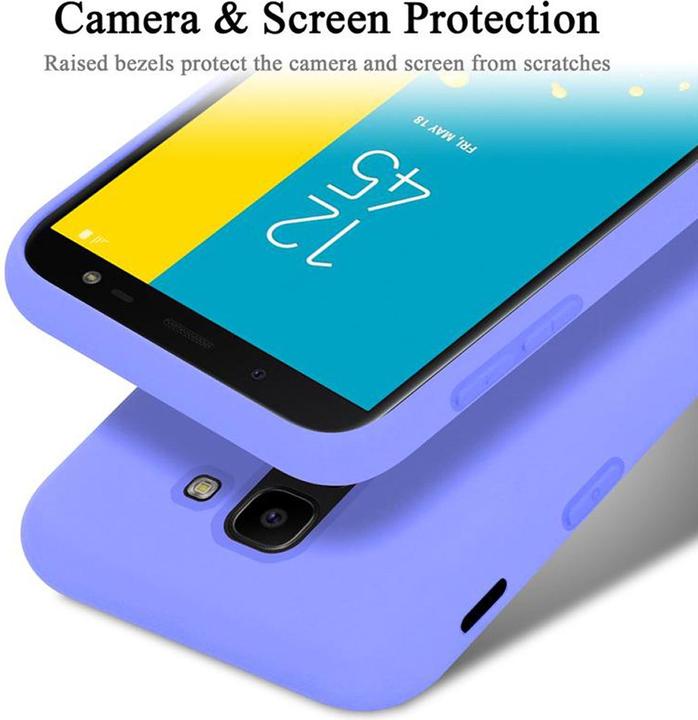 Productafbeelding Cadorabo TPU Liquid Silicone Case Cover (Samsung Galaxy J6 (2018))