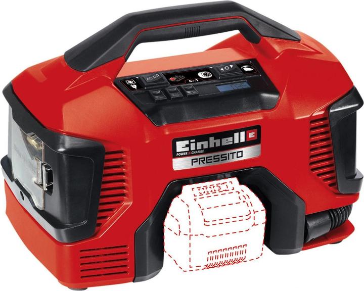 Produktbild Einhell Pressito Hybrid Luftkompressor 18v Bare Unit (11 Bar)