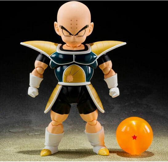 Actual product image Bandai AF Dragon Ball Z Krillin Battle SHF 12cm