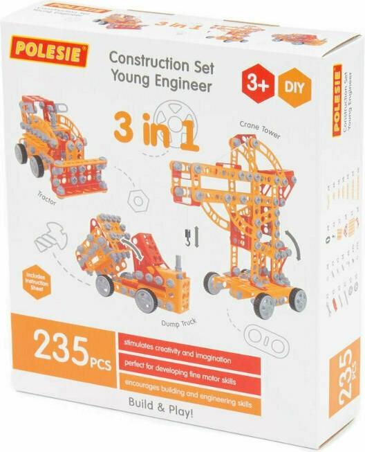 Polesie 86648 "Inventor" blocks 235 pcs in a box