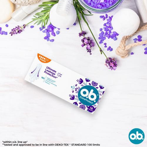Actual product image o.b. ExtraProtect Super tampons - Variant: 16 ks (16 x, Regular)