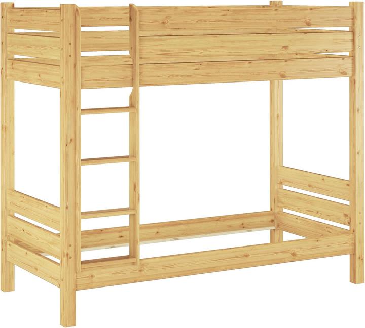 Produktbild Erst-Holz Etagenbett für Erwachsene Kiefer 90x200 Rollrosten Nische 100 Massivholz-Stockbett 60.16-09 (90 x 200 cm)