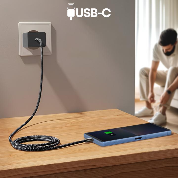 Actual product image Sony Original USB-C Fast Travel Charger - 30W, EU Plug (30 W)