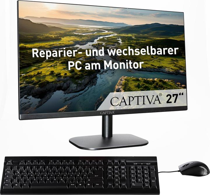 Produktbild Captiva All-in-One Power Starter I84-896 (27.0/Core 3-100U/2TB/32GB/WLAN/Windows 11 Home 64-bit) (Intel Core 3 100U, 32 GB, 2000 GB, Intel Arc Graphics)