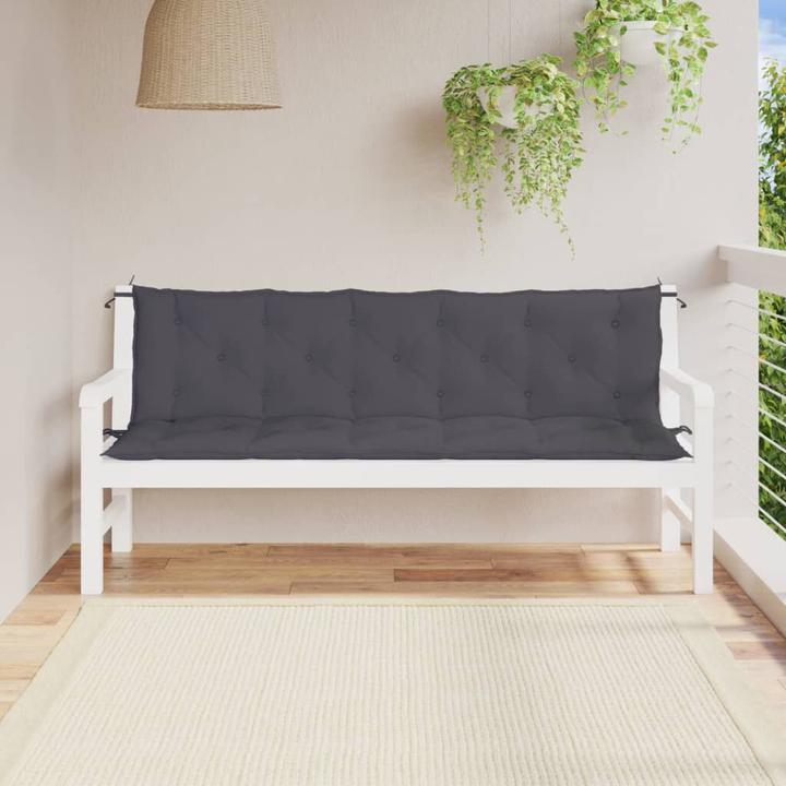 Produktbild VidaXL Gartenbank-Auflagen 2 Stk. O x ford-Gewebe (180 x 50 x 7 cm)