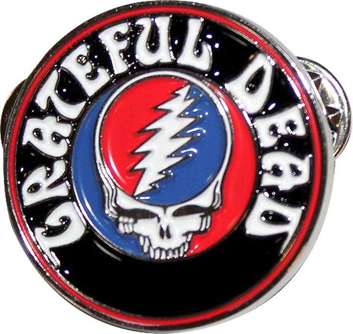 Grateful Dead Logo Abzeichen Steal Your Face Metall