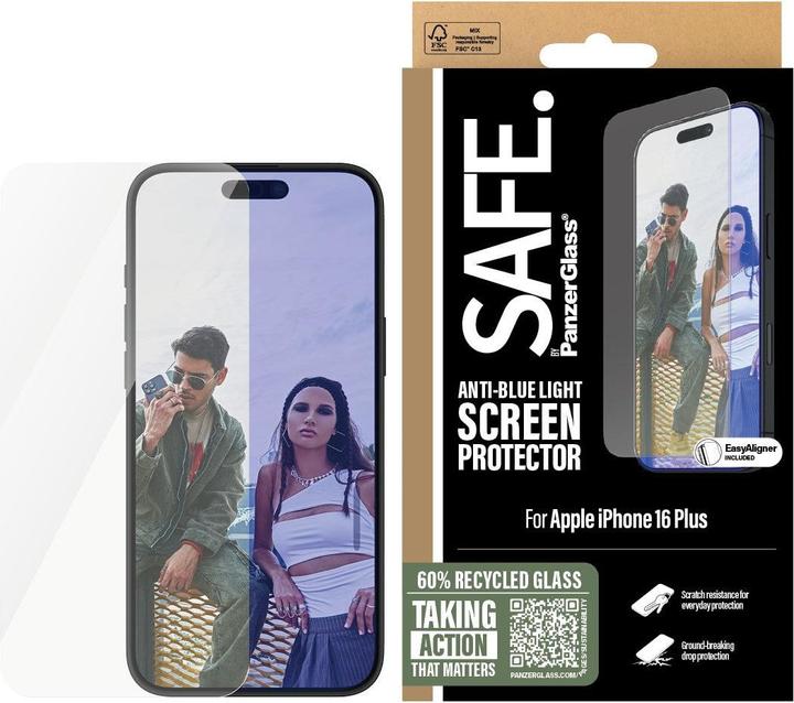 Safe Eyecare Screen Protection (1 Piece, Apple iPhone 16 Plus, Apple iPhone 15 Plus)