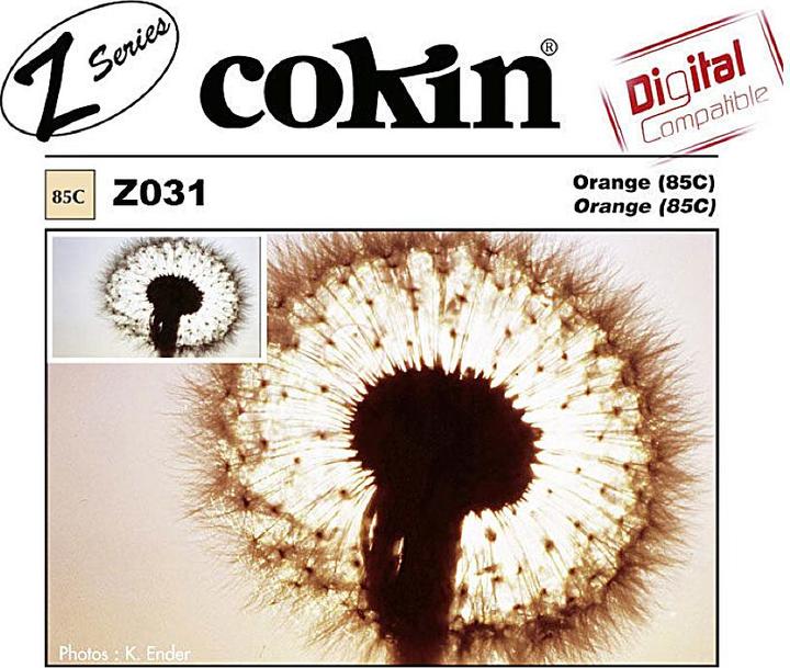 Actual product image Cokin Z030 Orange filter (85B) (85 mm, Colour filters, 85 mm)