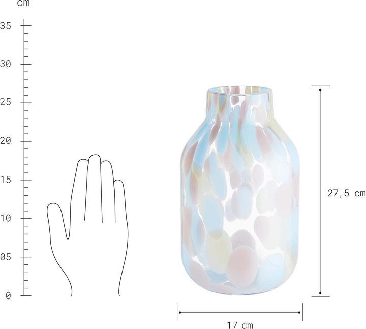 Actual product image home24 Confetti (1 x, Ø 17 x 27.5 cm)