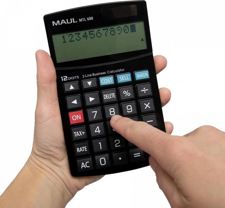 Actual product image Maul Calculator MTL600 Black (Batteries)