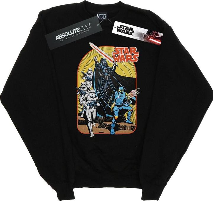 Star Wars Vintage Comic Scene Sweatshirt (XL)