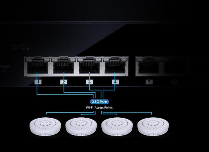 Actual product image D-Link DMS-108 (8 Ports)