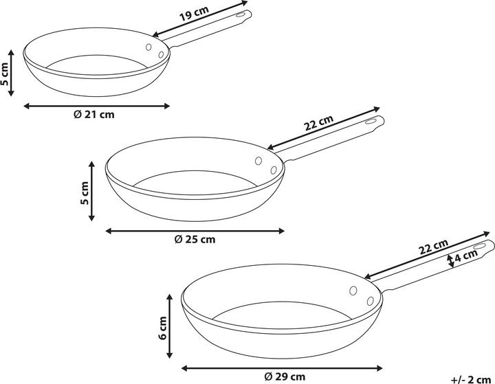 Actual product image Beliani Elite Pro (28 cm, Frying pan, Aluminium)