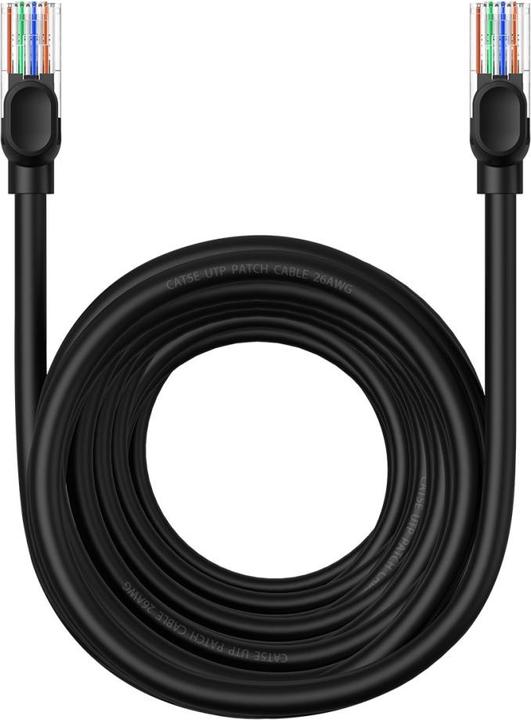 Produktbild Baseus Ethernet CAT5, 10m network cable (black) (CAT5, 10 m)