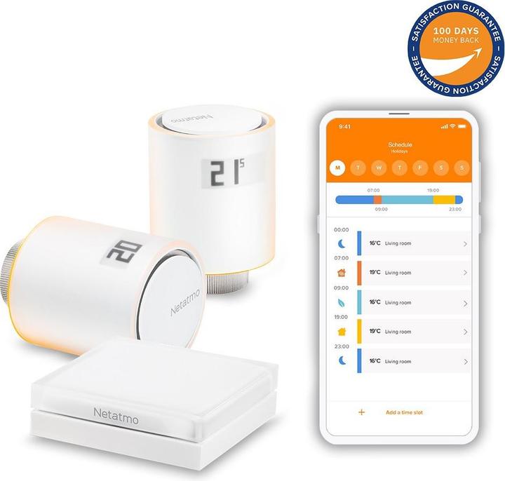 Produktbild Netatmo Smarte Heizkörperthermostate Starterpaket