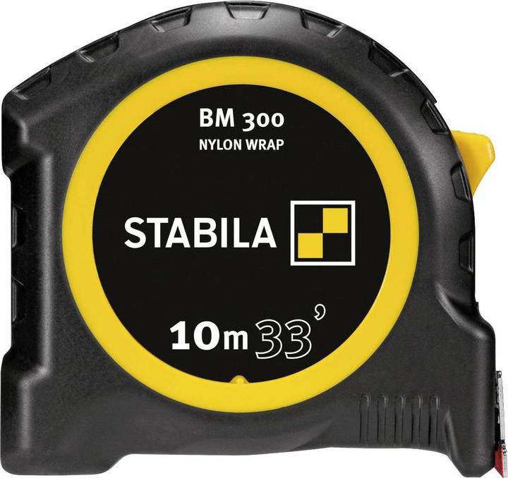 Actual product image Stabila Pocket tape measure BM 300, 10 m (33'), cm/inch scale (cm)