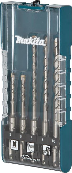 Produktbild Makita SDS+ Steinbohrer-Set 5-tlg. (5, 6, 8, 10 mm)