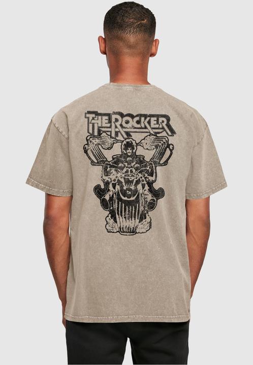 Immagine prodotto Merchcode Thin Lizzy - Maglietta oversize con logo Rocker lavata con acido - 160111 (M)