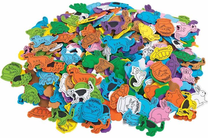 Image du produit Coloriages - Moules en mousse pour animaux préférés, 500 pièces.