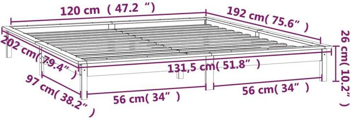 Produktbild VidaXL Rog (120 x 190 cm)
