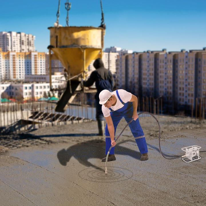 Actual product image Arebos Concrete vibrator