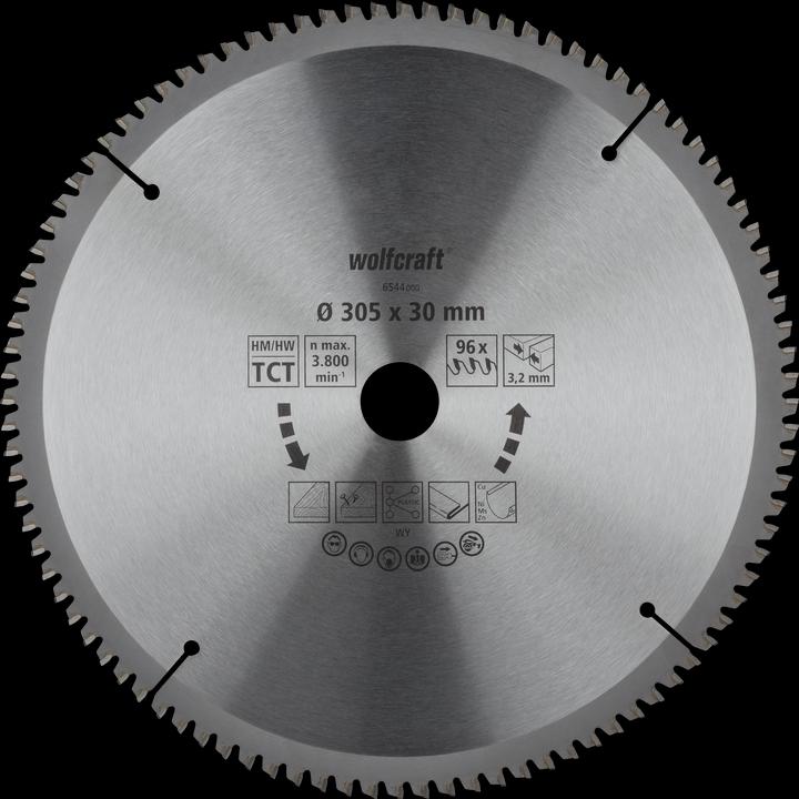 Actual product image wolfcraft wolfcraft 1 Kapp/Gehr.sägeblatt HM 96 Zähne ø305mm