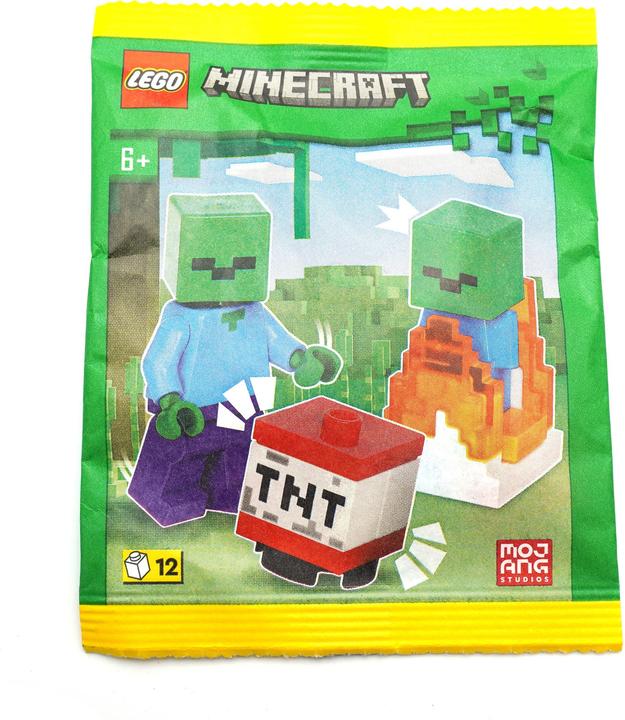 Productafbeelding LEGO Minecraft Zombie en Baby Zombie + TNT - 662403 NIEUW! Hoeveelheid 1x (662403)