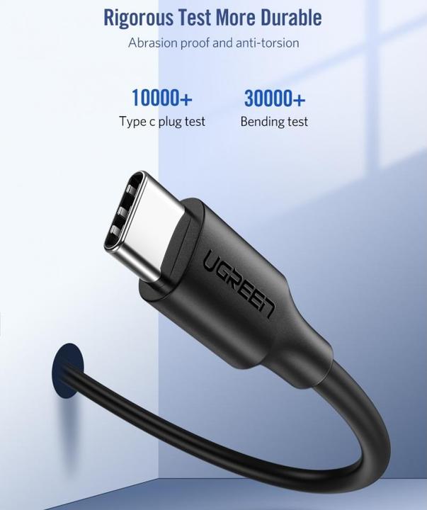 Produktbild Ugreen USB-C Power Delivery QC 3.0 20V 3A 60W (1 m, USB 2.0)