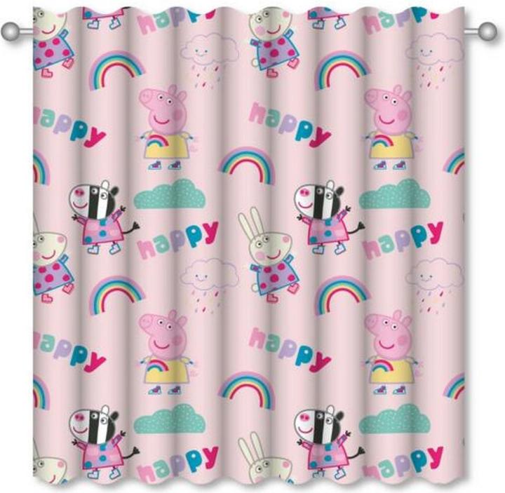 Produktbild Peppa Pig FaltenVorhänge Storm 2erPack (137 x 168 cm)